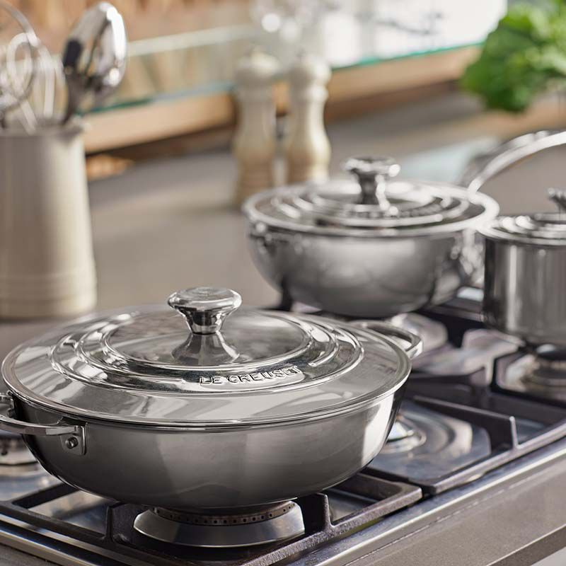 Stainless Steel Braiser and Braising Pan Le Creuset Le Creuset